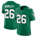 Men's Philadelphia Eagles #26 Saquon Barkley Kelly Green Alternate Vapor F.U.S.E. Limited Jersey