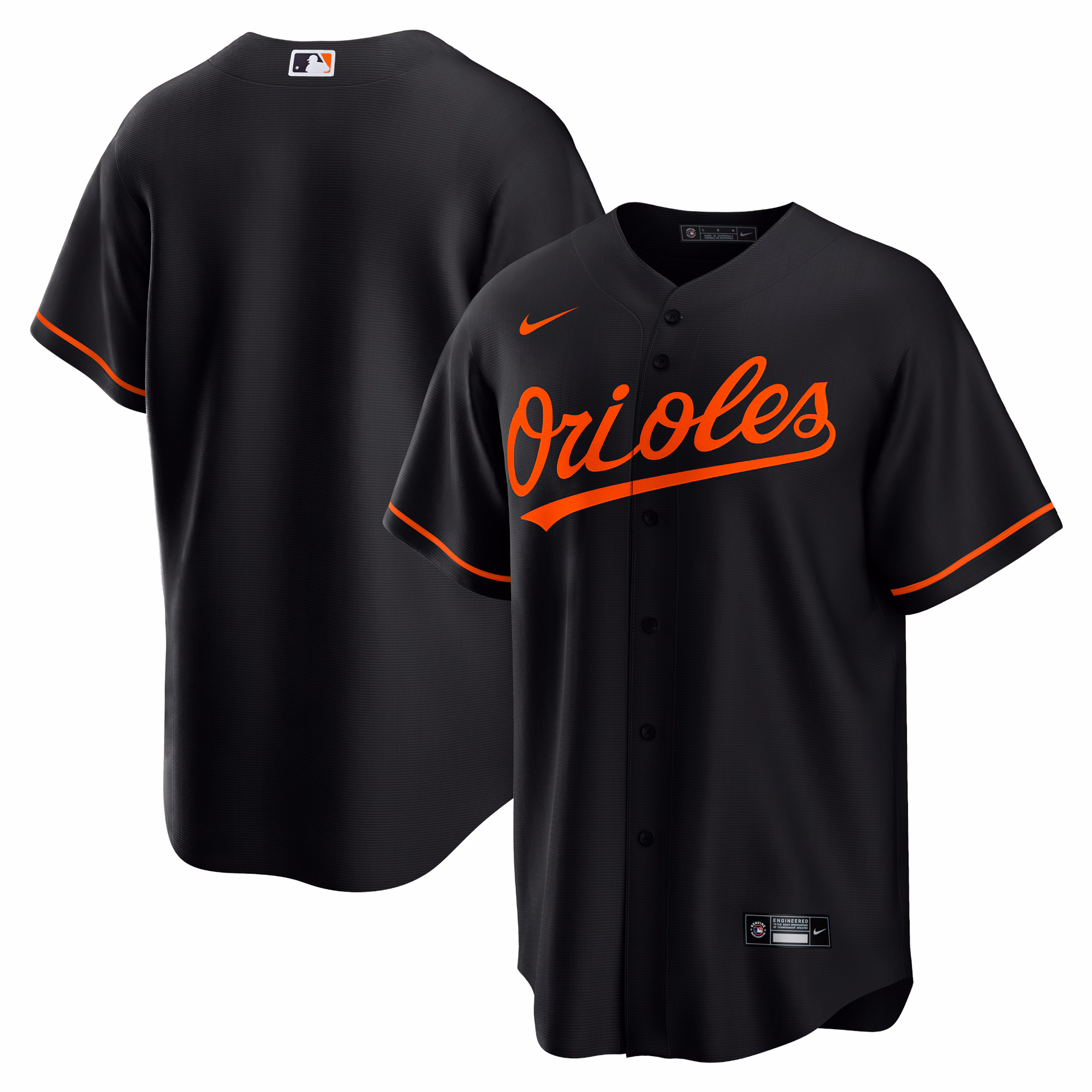 Baltimore Orioles Black Alternate Replica Team Jersey
