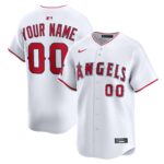 Los Angeles Angels White Home Limited Custom Jersey
