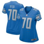 Germain Ifedi Detroit Lions  Women's Team Game Jersey - Blue