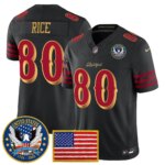 Jerry Rice #80 San Francisco 49ers United States 250th Anniversary Patch Vapor Limited Jersey - All Stitched