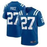 D'Vonte Price Indianapolis Colts  Game Player Jersey - Royal