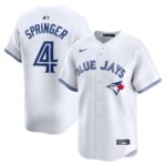 Men's Toronto Blue Jays George Springer  White Home Limited Player Jersey