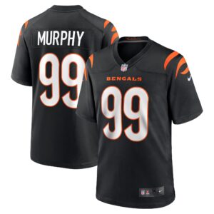 Myles Murphy Cincinnati Bengals  2023 Draft First Round Pick Game Jersey - Black