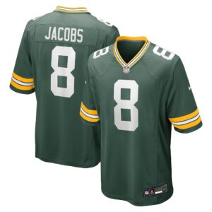 Josh Jacobs Green Bay Packers Team Game Jersey -  Green