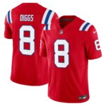 Stefon Diggs #8 New England Patriots Throwback Vapor Limited Jersey - All Stitched