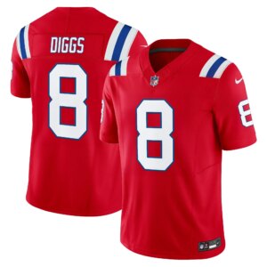Stefon Diggs #8 New England Patriots Throwback Vapor Limited Jersey - All Stitched