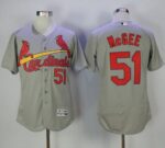 St. Louis Cardinals #51 Willie McGee Grey Flexbase Collection Stitched Jersey