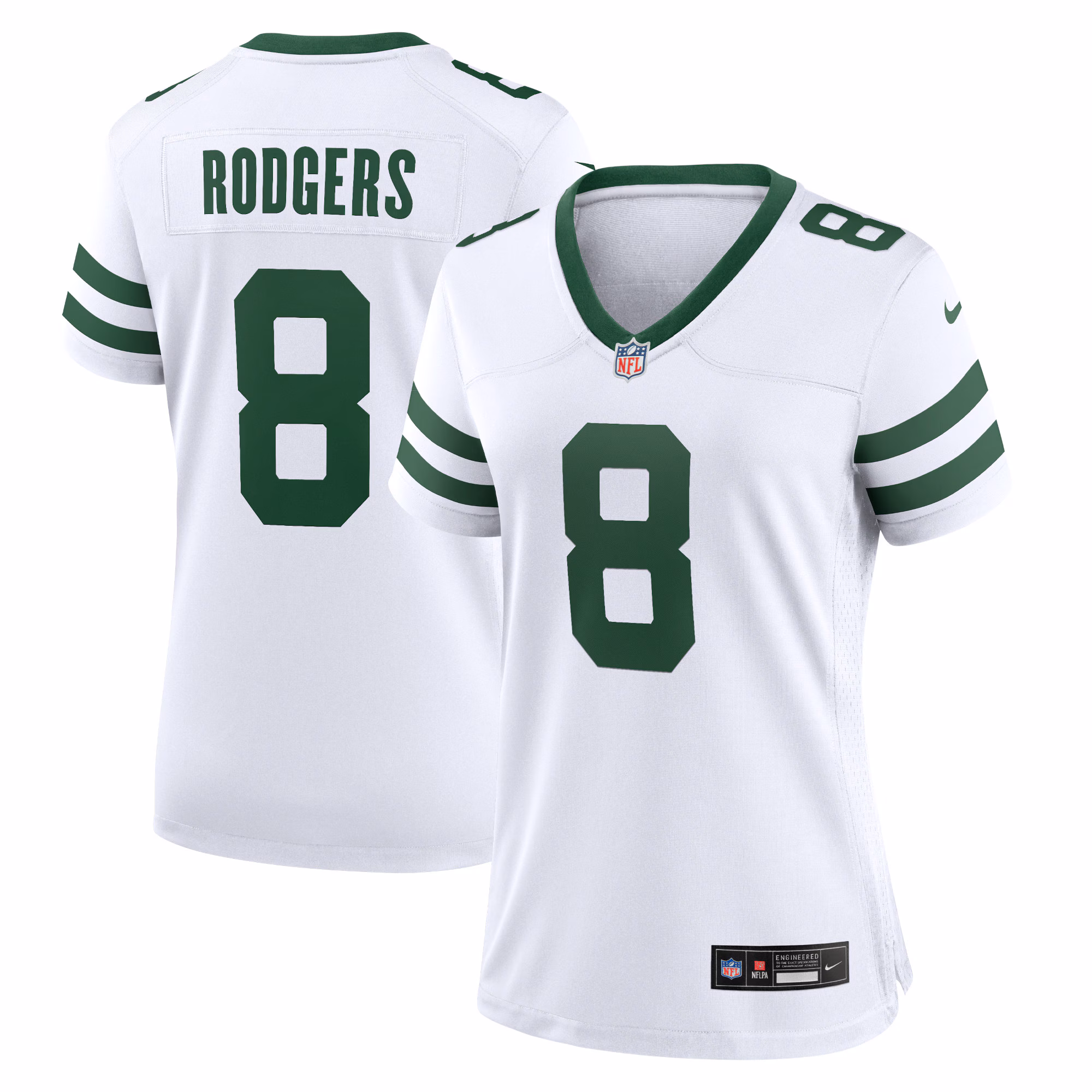 Aaron Rodgers New York Jets Women's Game Jersey - Legacy White