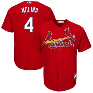 Yadier Molina St.Louis Cardinals Big & Tall Replica Player Jersey - Red