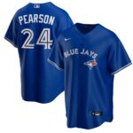 Men's Toronto Blue Jays Nate Pearson  Royal Replica Player Name Jersey
