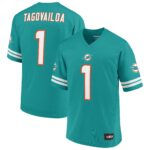 Men's Tua Tagovailoa Aqua Miami Dolphins Mass Player Jersey