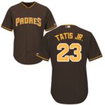 Men's San Diego Padres #23 Fernando Tatis JR. Brown New Cool Base Stitched Jersey