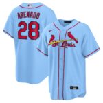 Nolan Arenado St.Louis Cardinals  Alternate Official Replica Player Jersey - Light Blue