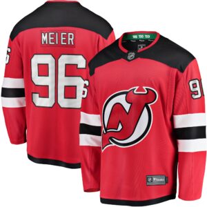 Timo Meier New Jersey Devils Home Breakaway Jersey - Red