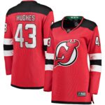 Luke Hughes New Jersey Devils Women's Home Breakaway Player Jersey - Red