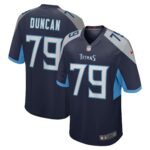 Jaelyn Duncan Tennessee Titans Team Game Jersey -  Navy