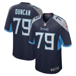 Jaelyn Duncan Tennessee Titans Team Game Jersey -  Navy