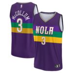 CJ McCollum New Orleans Pelicans  Youth 2022/23 Fastbreak Jersey - City Edition - Purple