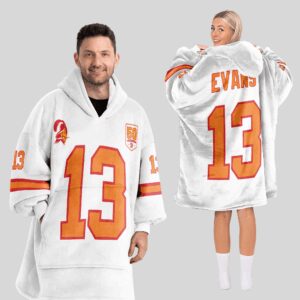 Adult M.E 13 Tampa Bay Football 50th Season Game Unisex Blanket Hoodie