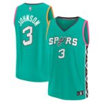 Keldon Johnson San Antonio Spurs  Unisex 2022/23 Fastbreak Jersey - City Edition - Turquoise