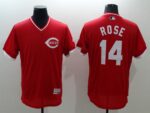 Cincinnati Reds #14 Pete Rose Red Flexbase Collection Cooperstown Stitched Jersey
