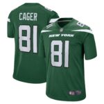 Lawrence Cager New York Jets  Team Game Player Jersey - Gotham Green