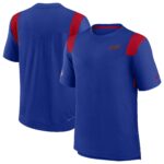 Men's Royal Buffalo Bills Sideline Tonal Logo Performance Player T-Shirt