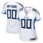 Tennessee Titans  Women's Custom Game Jersey - White