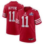 Brandon Aiyuk San Francisco 49ers Super Bowl LVIII Game Jersey - Scarlet