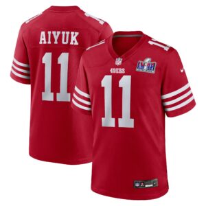 Brandon Aiyuk San Francisco 49ers Super Bowl LVIII Game Jersey - Scarlet