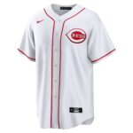 Cincinnati Reds White Home Blank Replica Jersey