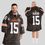 Captain J.F 15 Cleveland Football Unisex Blanket Hoodie