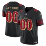 Men's Custom San Francisco 49ers Rivalries Collection Limited Jersey-Black