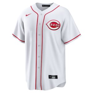 Cincinnati Reds Hunter Greene #21 White Home Replica Jersey