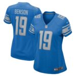 Trinity Benson Detroit Lions  Women's Home Game Player Jersey - Blue