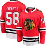 MacKenzie Entwistle Chicago Blackhawks Home Breakaway Player Jersey - Red