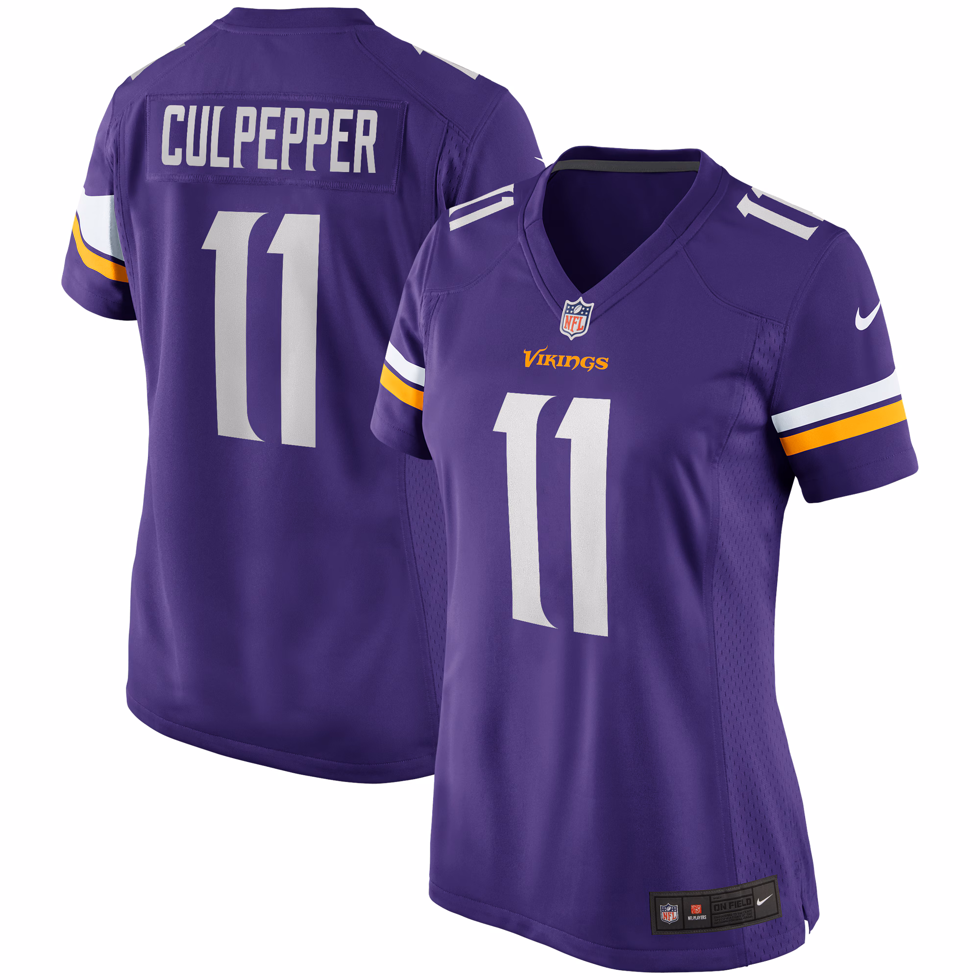 Daunte Culpepper Minnesota Vikings Women's Game Retired Player Jersey - Purple