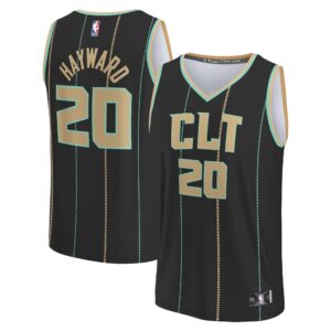 Gordon Hayward Charlotte Hornets  Youth 2022/23 Fastbreak Jersey - City Edition - Black