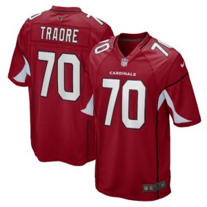 Badara Traore Arizona Cardinals  Game Player Jersey - Cardinal