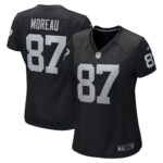 Foster Moreau Las Vegas Raiders  Women's Game Jersey - Black