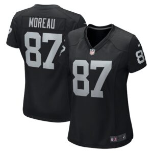 Foster Moreau Las Vegas Raiders  Women's Game Jersey - Black