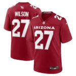 Divaad Wilson Arizona Cardinals Team Game Jersey -  Cardinal