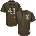 New York Mets #41 Tom Seaver Green Salute to Service Stitched Jersey