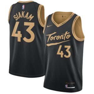 Pascal Siakam Toronto Raptors 2020/21 Swingman Jersey Black - City Edition