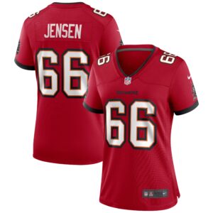 Ryan Jensen Tampa Bay Buccaneers  Women's Game Jersey - Red