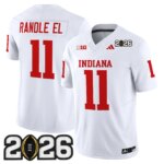 Randle El #11 Ndiana Hoosiers IND 2026 CFP Final Patch Vapor Limited Jersey V2 - All Stitched