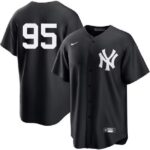Men's Oswaldo Cabrera #95 New York Yankees Black Player  Jersey