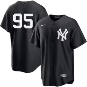 Men's Oswaldo Cabrera #95 New York Yankees Black Player  Jersey