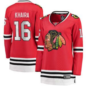 Jujhar Khaira Chicago Blackhawks Women's Breakaway Player Jersey - Red